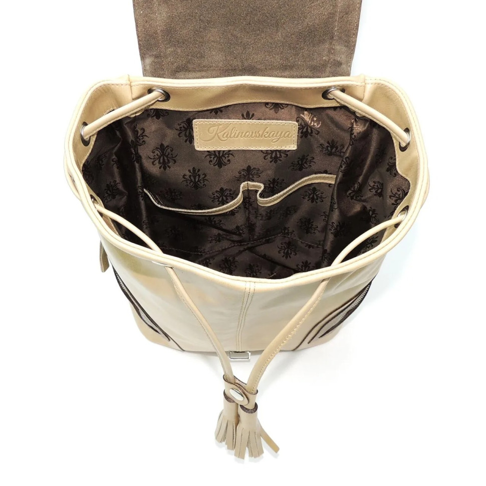 Рюкзак женский Natalia Kalinovskaya Р-50.652-5 Дениз бежевый