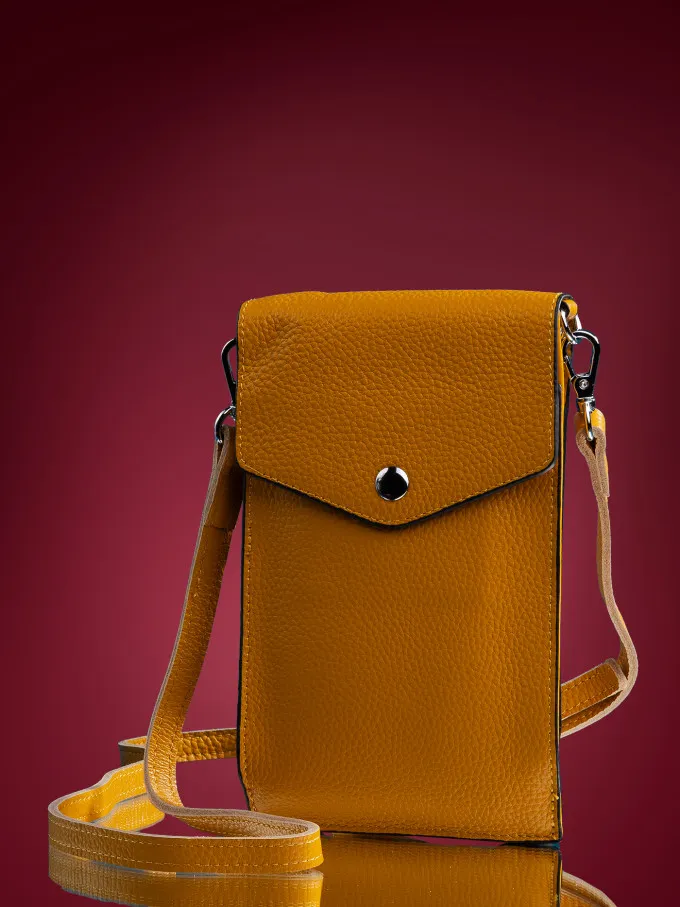 Сумка женская для телефона 5509 yellow