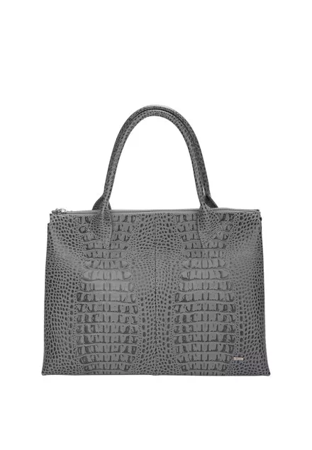 Сумка женская САБРИНА GREY 78696 серая кайман Сумка женская САБРИНА GREY 78696 серая кайман