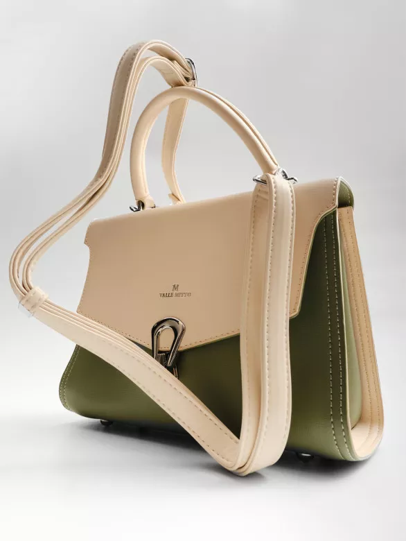 Сумка Valle Mitto 89728 beige/green Сумка Valle Mitto 89728 beige/green