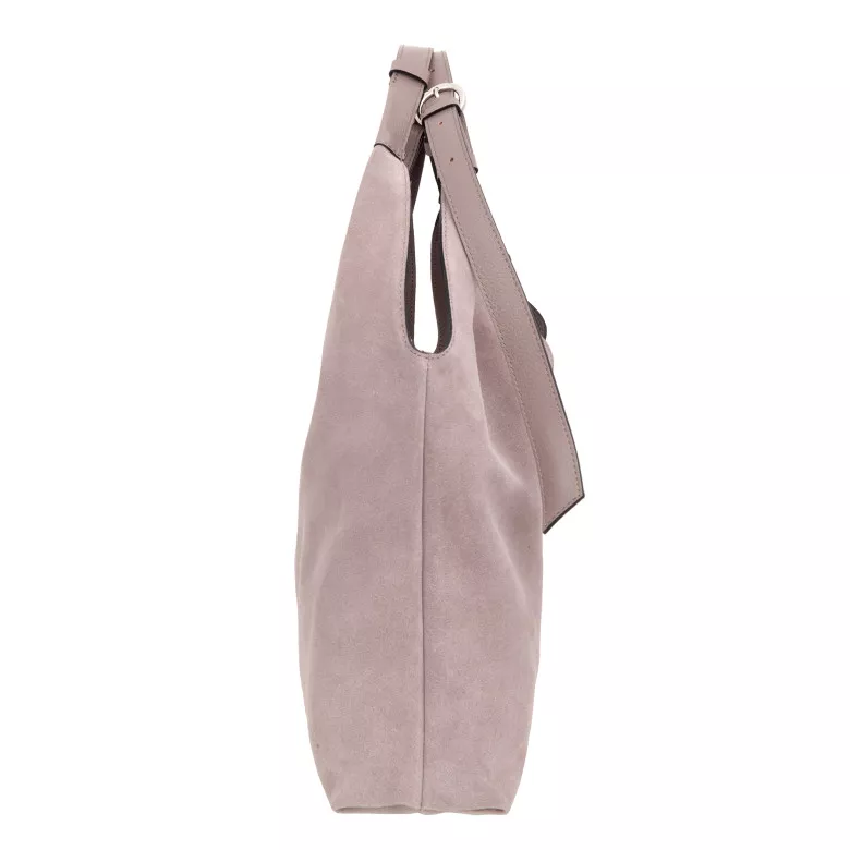 Сумка женская Sergio Belotti, 60203 pink-grey velour серая