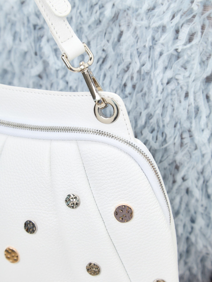 Сумка Curanni 2477 вителло белый/монет Сумка Curanni 2477 вителло белый/монет