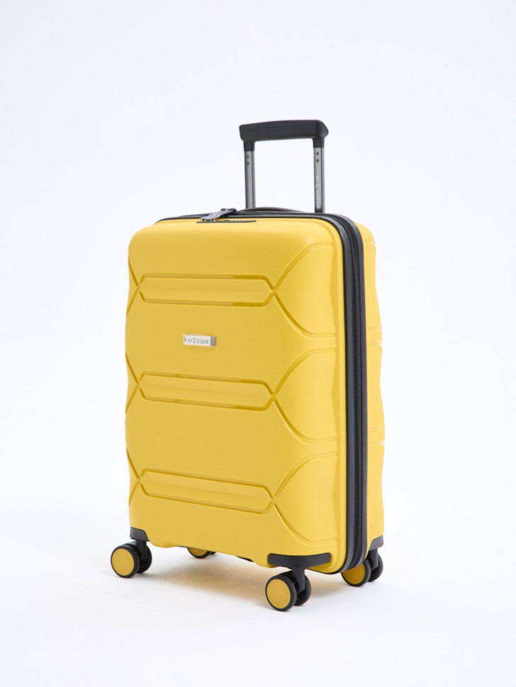 Чемодан L'Case, Miami  без расширения жёлтый 