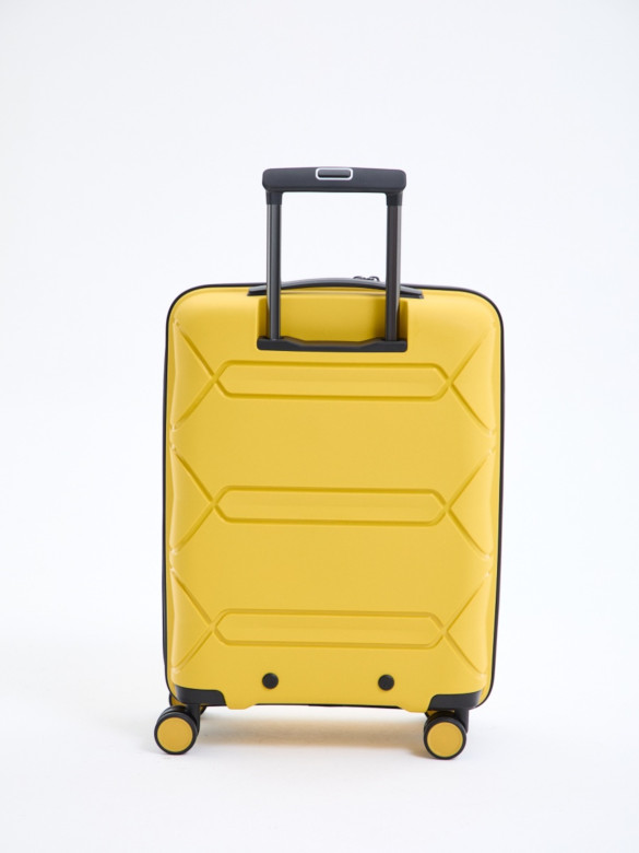 Чемодан L'Case, Miami  без расширения жёлтый 