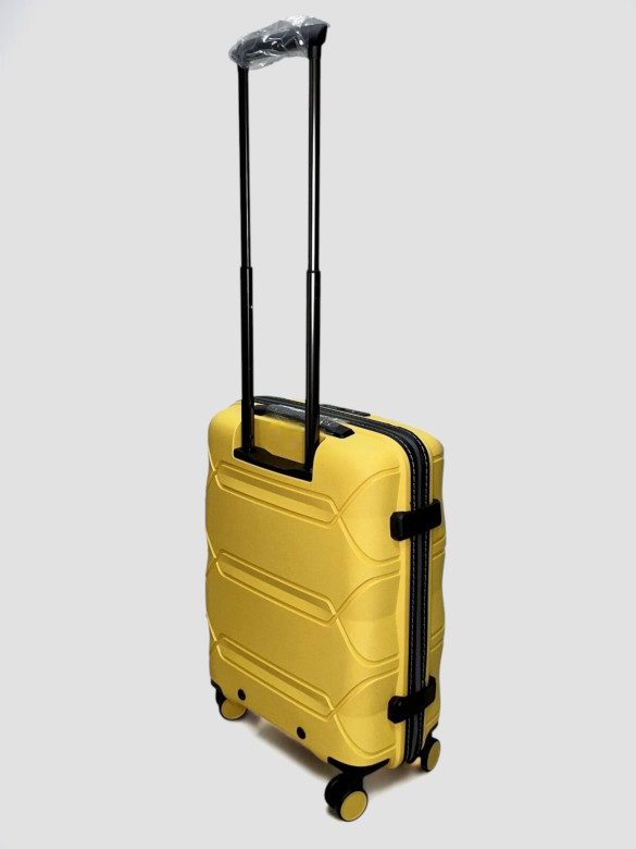 Чемодан L'Case, Miami  без расширения жёлтый 