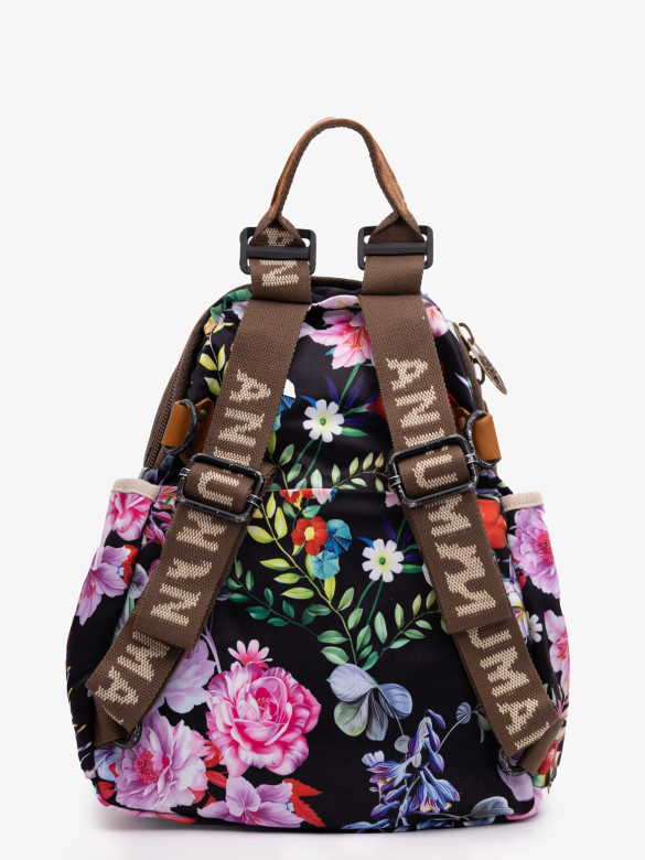 Рюкзак Anfuman Б 028 цветы черный