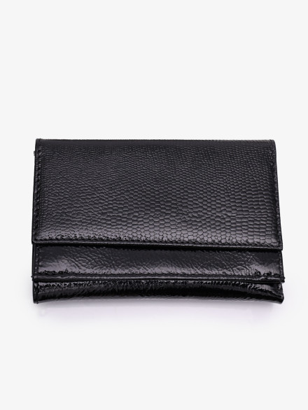Портмоне женское Вектор ПЖ-453-2110/3210 черное варан Портмоне женское Вектор ПЖ-453-2110/3210 черное варан