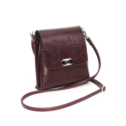 Сумка женская Natalia Kalinovskaya 76п.681 Джун бордо гладкая Сумка женская Natalia Kalinovskaya 76п.681 Джун бордо гладкая