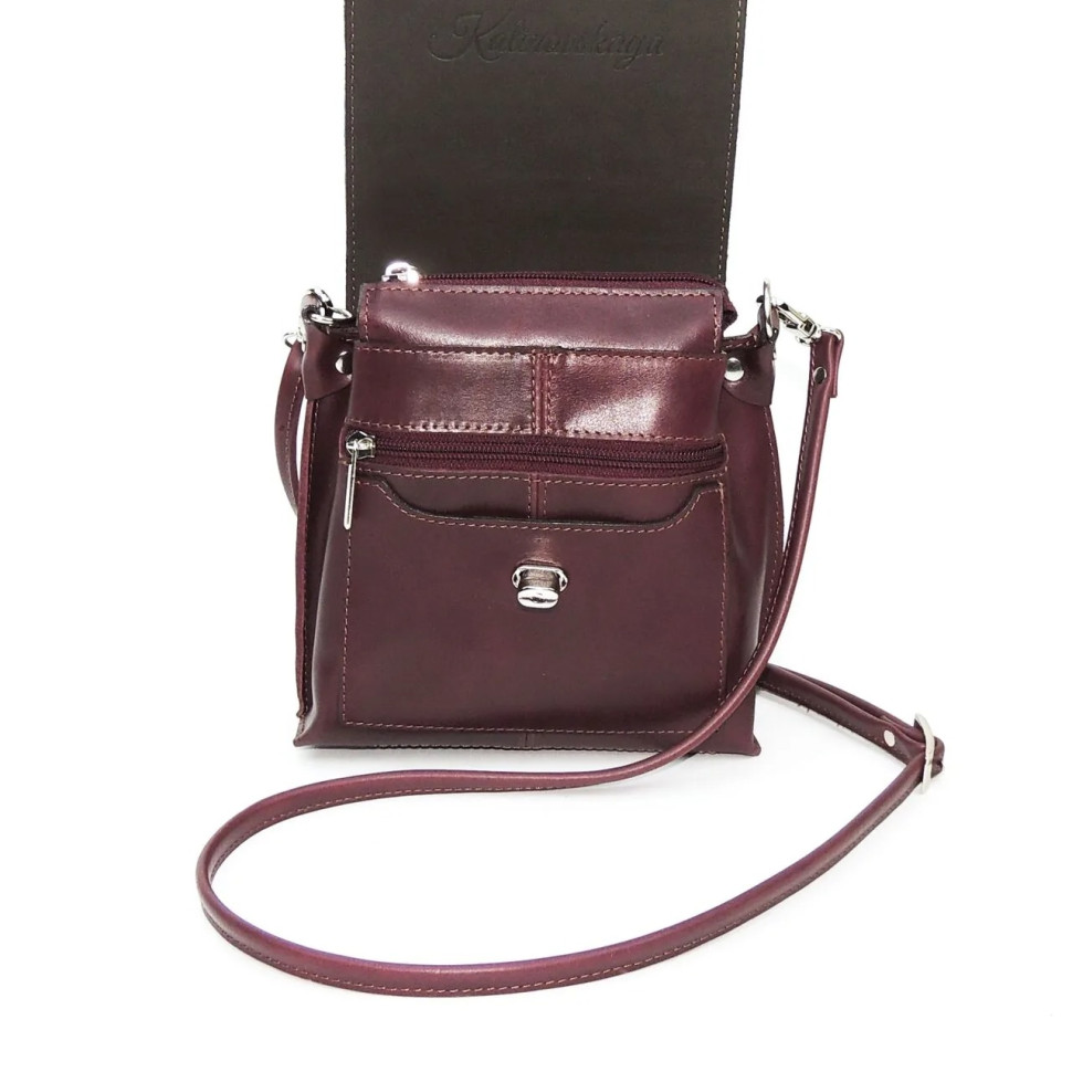 Сумка женская Natalia Kalinovskaya 76п.681 Джун бордо гладкая Сумка женская Natalia Kalinovskaya 76п.681 Джун бордо гладкая