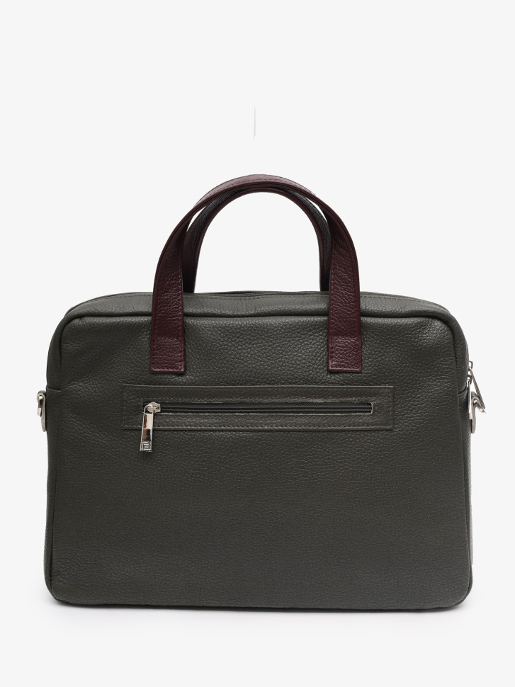 Портфель Protege, Ц-206.1 хаки/бордовый/охра Портфель Protege, Ц-206.1 хаки/бордовый/охра