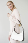 Сумка женская Protege Ц-511 белый/коричневый флотер