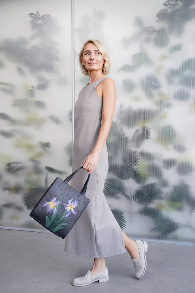 Сумка Protege ДС-554-321 "Ирисы" черный флотер Сумка Protege ДС-554-321 "Ирисы" черный флотер