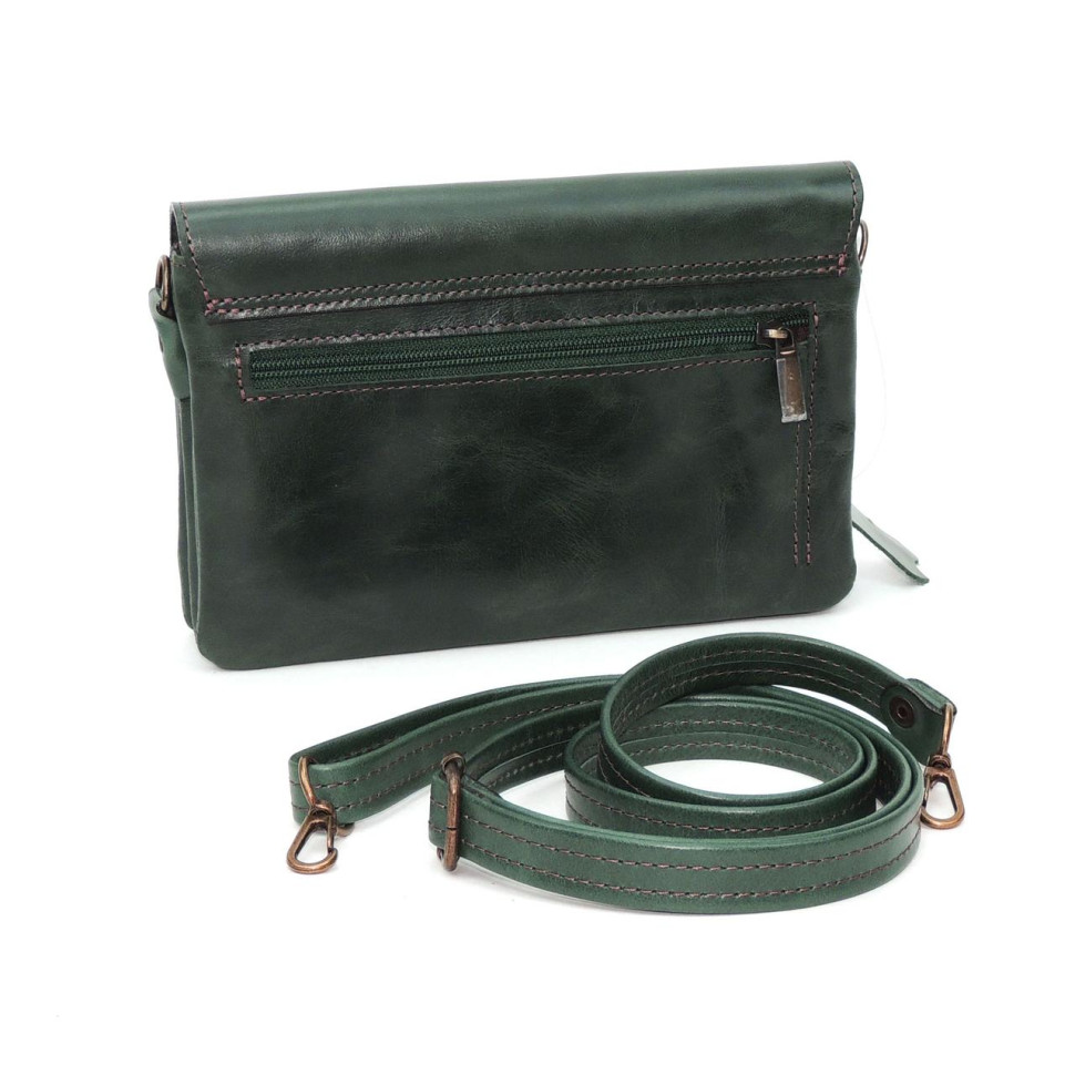 Сумка женская Natalia Kalinovskaya, «Гринли» растение зеленая Сумка женская Natalia Kalinovskaya, «Гринли» растение зеленая