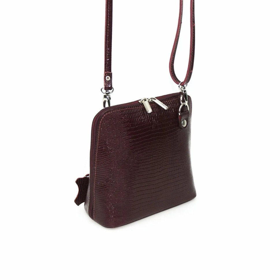 Сумка женская Natalia Kalinovskaya 83р.981 Ненси бордо рептилия