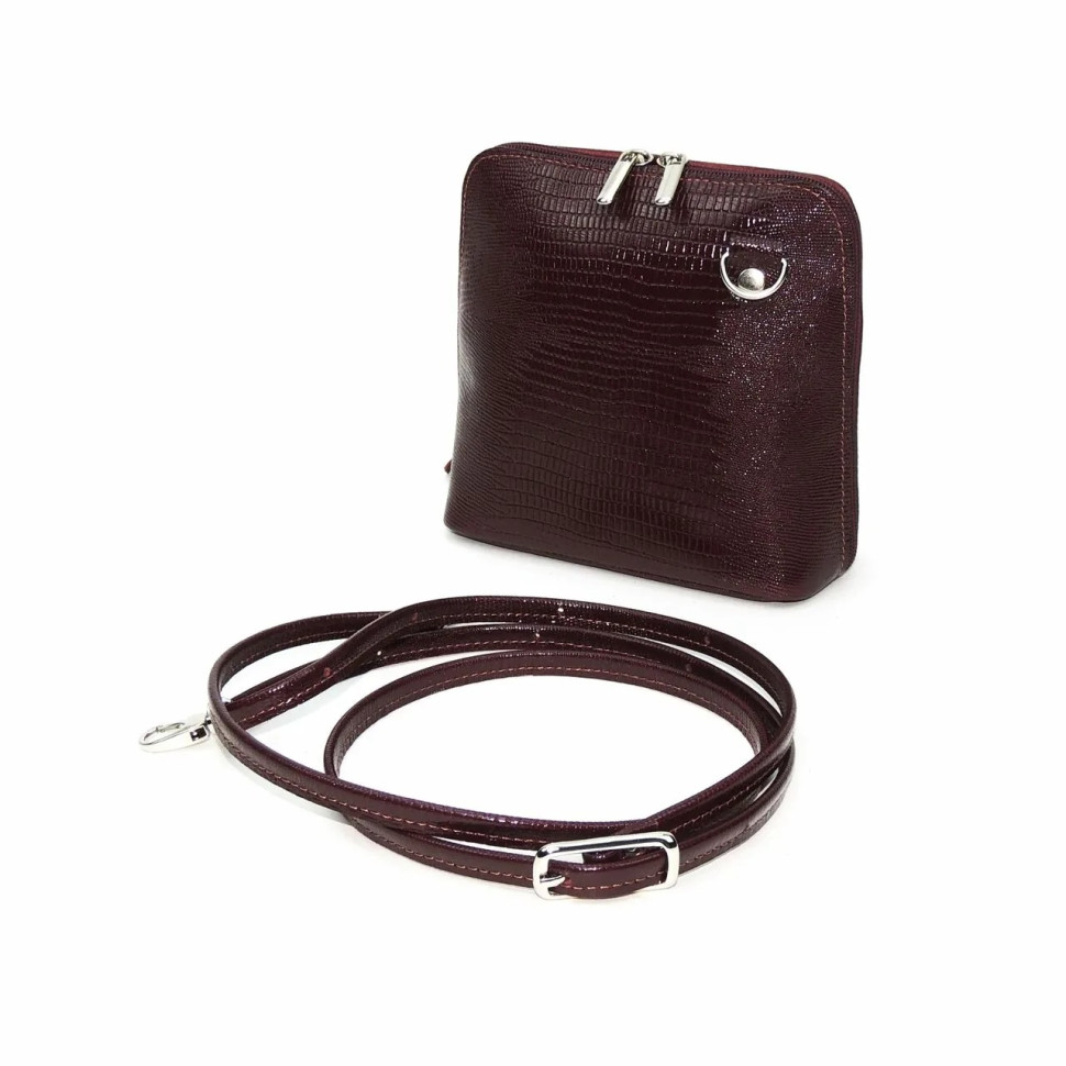 Сумка женская Natalia Kalinovskaya 83р.981 Ненси бордо рептилия