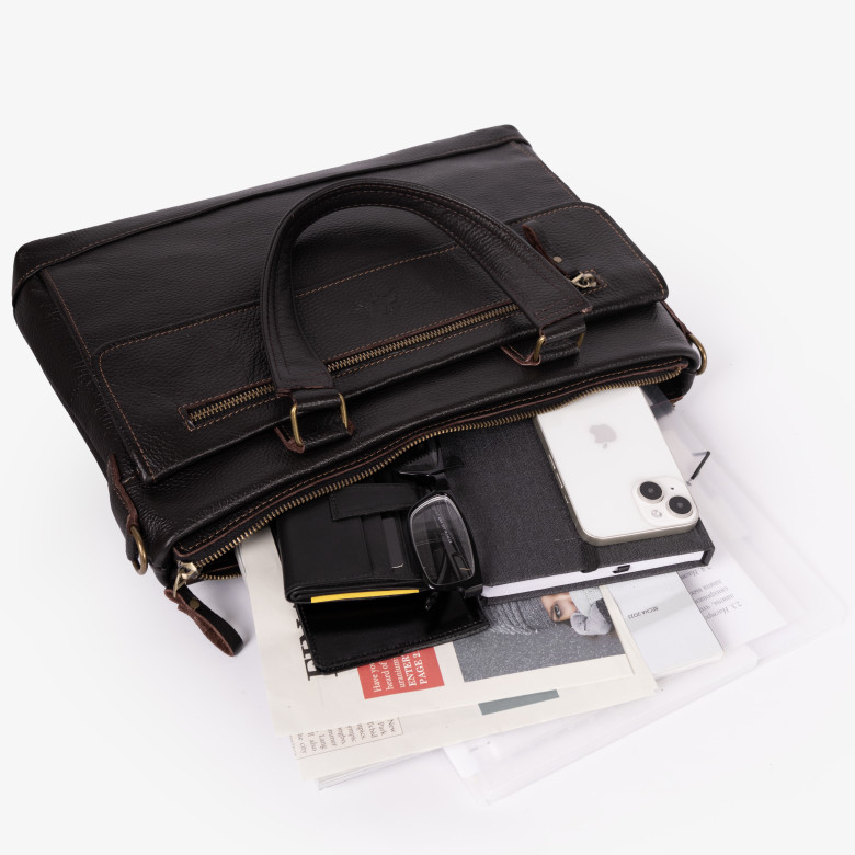 Сумка мужская Maxsimo Tarnavsky 1075 темно-коричневая