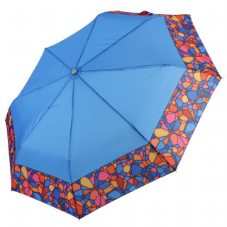 Зонт женский FABRETTI, UFLR0008-9 голубой
