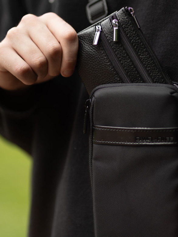 Сумка мужская David Jones 7690 black