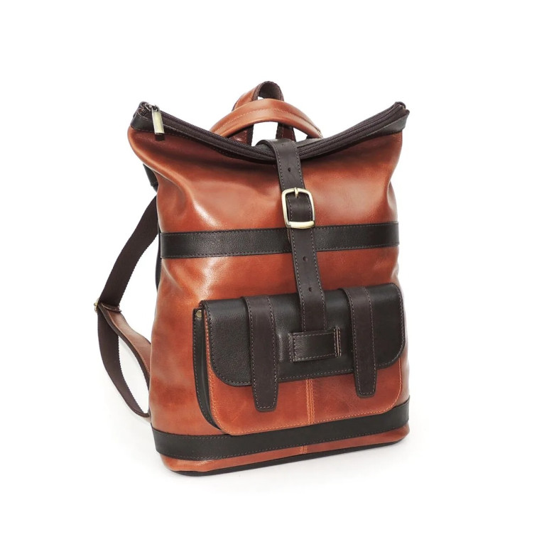 Сумка-рюкзак Natalia Kalinovskaya 54.602 Джойс рыжий/коричневый гладкая Сумка-рюкзак Natalia Kalinovskaya 54.602 Джойс рыжий/коричневый гладкая