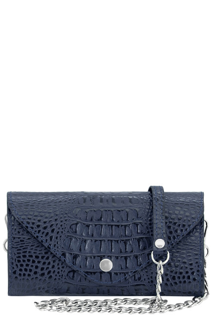 Сумка женская поясная Protege, Ц-398.3 синяя рептилия/кайман Сумка женская поясная Protege, Ц-398.3 синяя рептилия/кайман