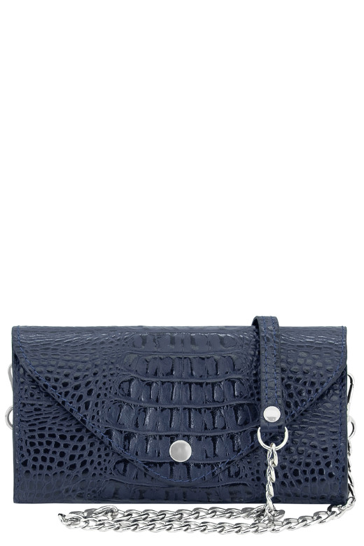 Сумка женская поясная Protege, Ц-398.3 синяя рептилия/кайман Сумка женская поясная Protege, Ц-398.3 синяя рептилия/кайман