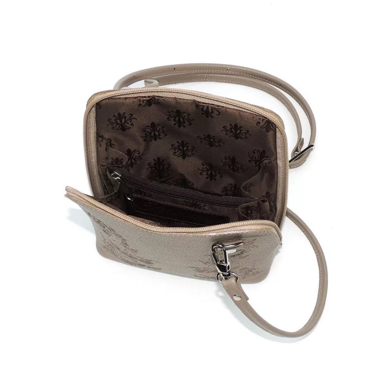 Женская кожаная сумка Natalia Kalinovskaya С83т "Вильма" капучино