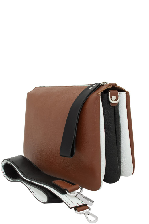 Сумка женская Protege, Ц-450 бисквит/сигаро фл.+гл.