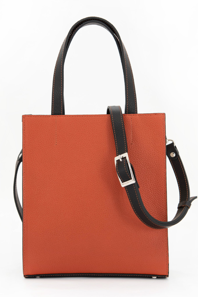 Сумка Protege Ц-554 тыква/бежевый/коричневый флотер