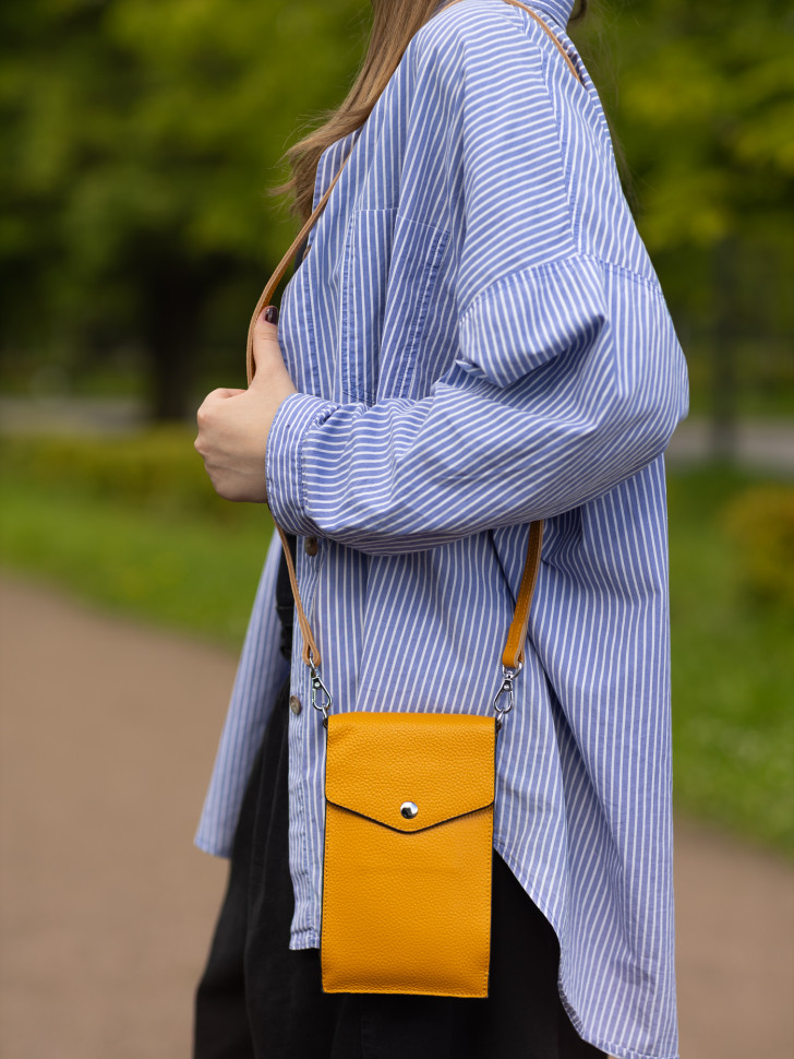Сумка женская для телефона 5509 yellow Сумка женская для телефона 5509 yellow