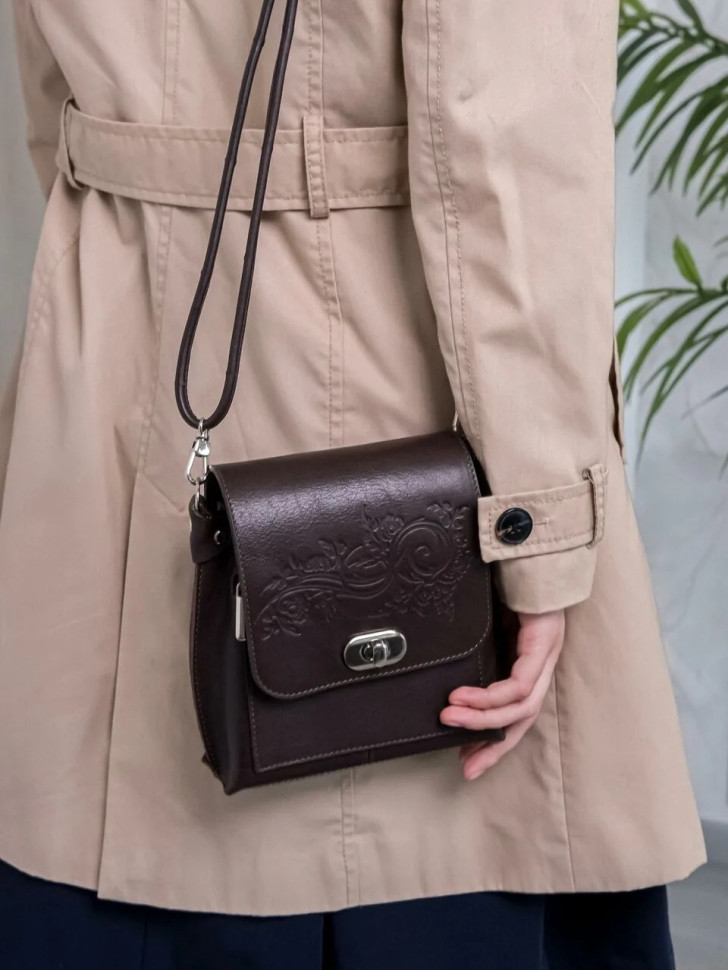 Сумка женская Natalia Kalinovskaya 76п.621 Лаура коричневая Сумка женская Natalia Kalinovskaya 76п.621 Лаура коричневая