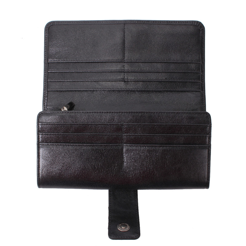 Портмоне женское Grand, 02-272-0513 тёмно-серое Портмоне женское Grand, 02-272-0513 тёмно-серое