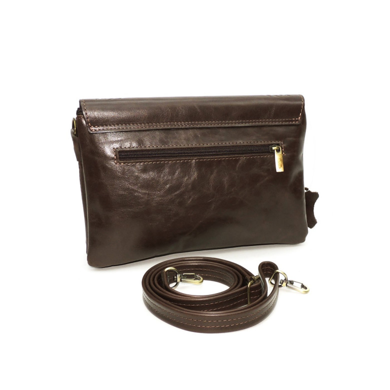 Женская кожаная сумка Natalia Kalinovskaya С44т "Асиа" коричневая