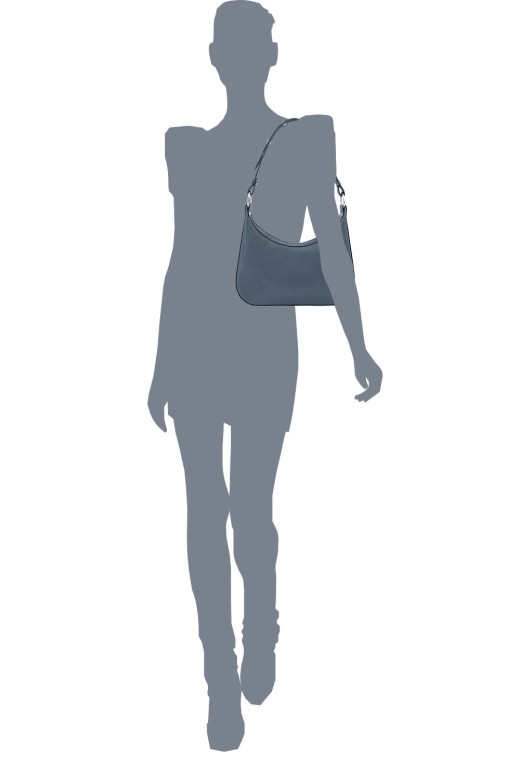 Сумка Protege Ц-511 серая гладкая Сумка Protege Ц-511 серая гладкая