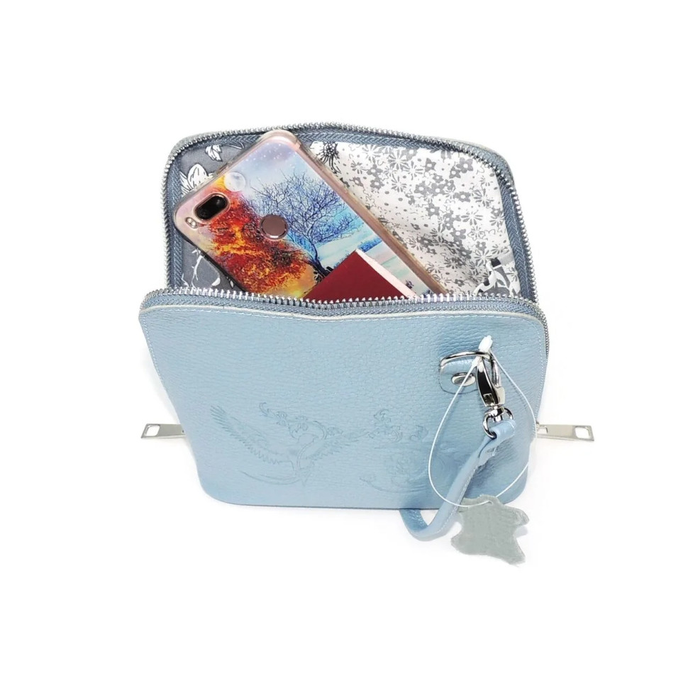 Сумка женская Natalia Kalinovskaya 83п.171 Ивон голубой перламутр Сумка женская Natalia Kalinovskaya 83п.171 Ивон голубой перламутр