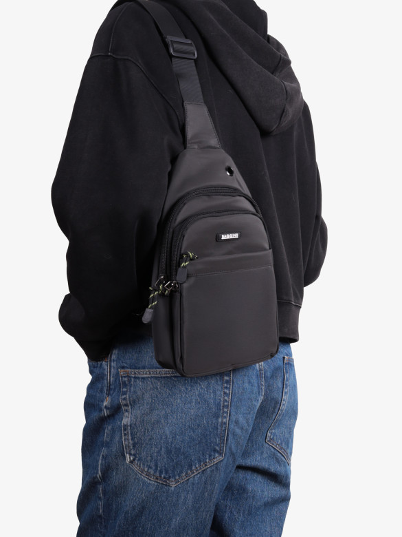 Рюкзак на одно плечо Baggins 3786 серый Рюкзак на одно плечо Baggins 3786 серый