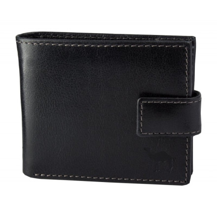 Портмоне мужское с хлястиком Camel 884/K чёрный Портмоне мужское с хлястиком Camel 884/K чёрный