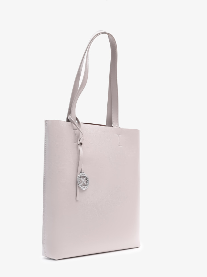 Сумка женская Baggins KDL-1300 светло-серая лак Сумка женская Baggins KDL-1300 светло-серая лак