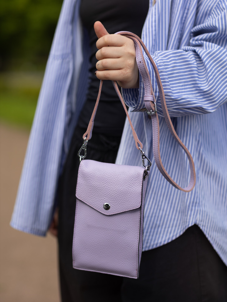 Сумка женская для телефона 5509 l.purple Сумка женская для телефона 5509 l.purple