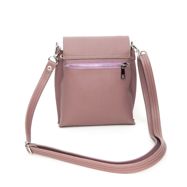 Женская кожаная сумка Natalia Kalinovskaya С86т "Рози" розовая