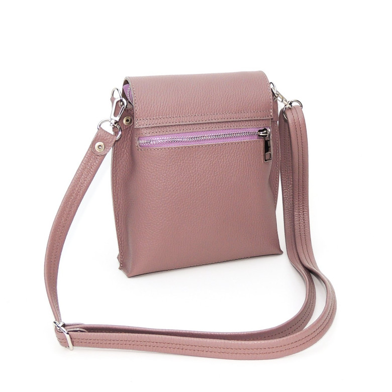 Женская кожаная сумка Natalia Kalinovskaya С86т "Рози" розовая