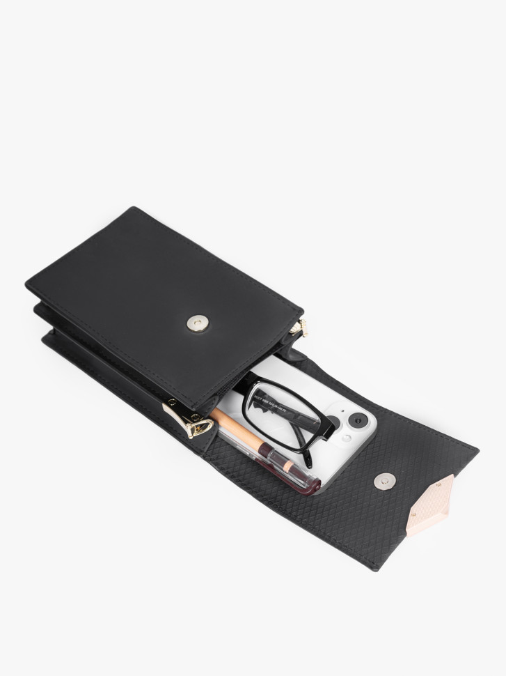 Сумка Prettyzys L049 черная Сумка Prettyzys L049 черная