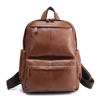 Мужской рюкзак из натуральной кожи Zinimsk 3912 коричневый