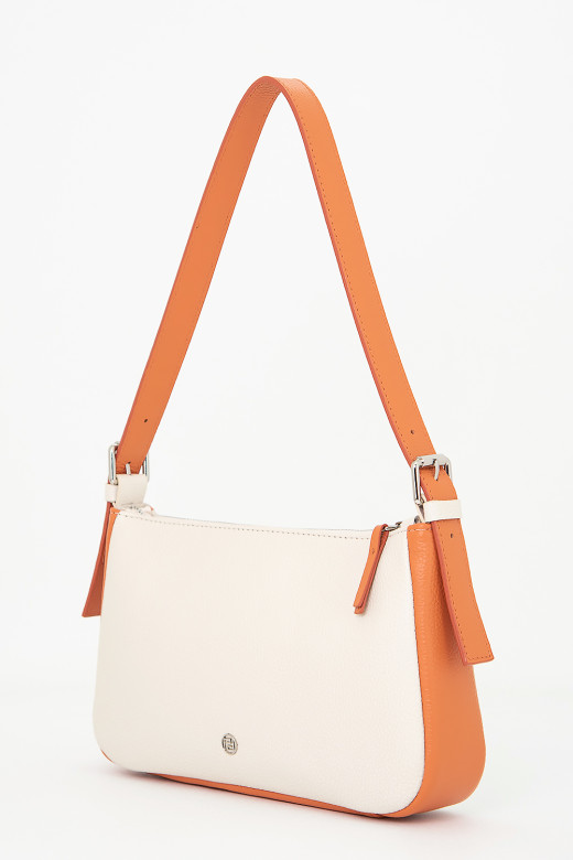 Сумка Protege Ц-549/2 бежевый/оранж флотер