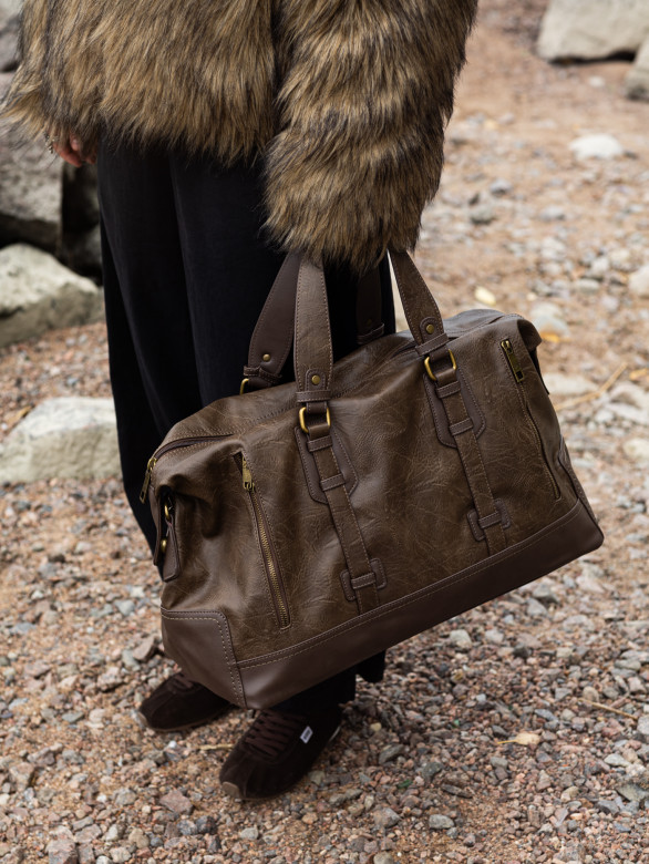 Сумка дорожная David Jones 2079-3 d.taupe 