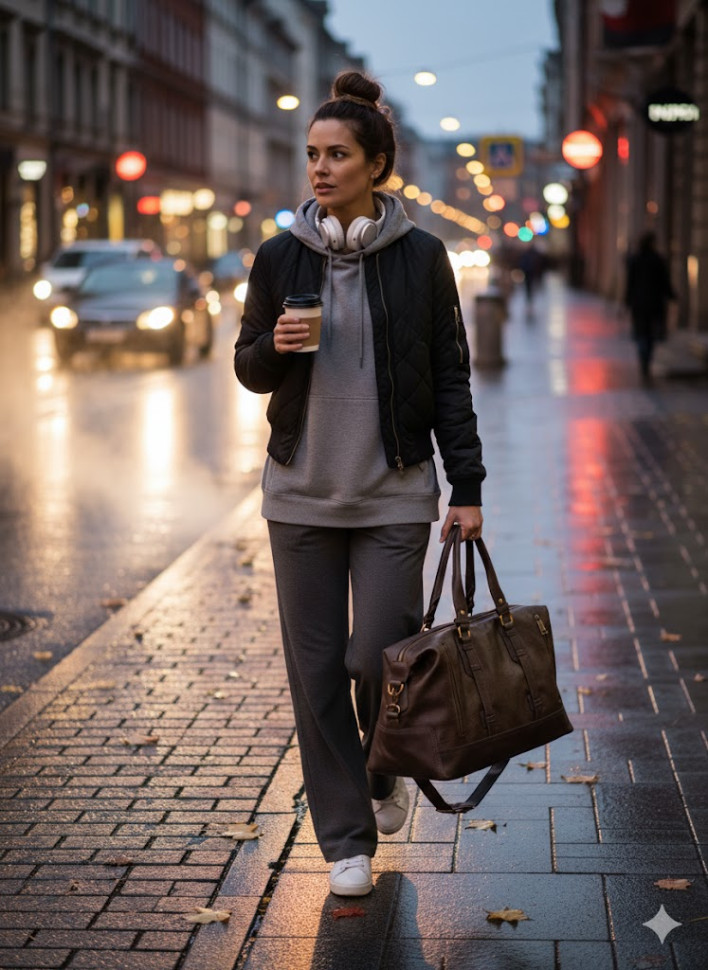 Сумка дорожная David Jones 2079-3 d.taupe 