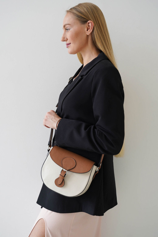 Сумка женская Protege, Ц-529 бежевый/кэмел флотер