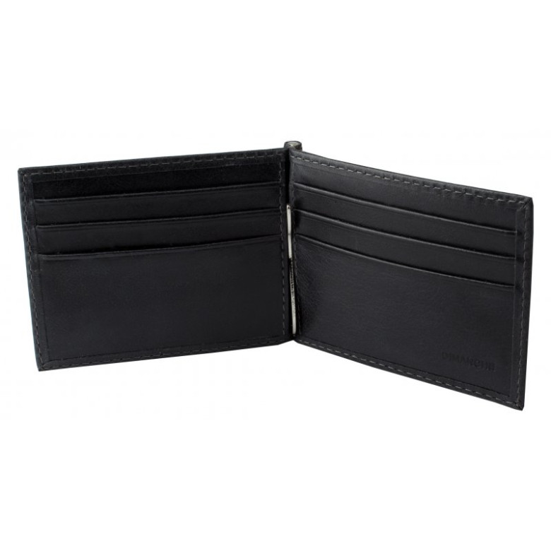 Зажим для денег Dimanche Camel 889/K чёрный, без отделения для мелочи