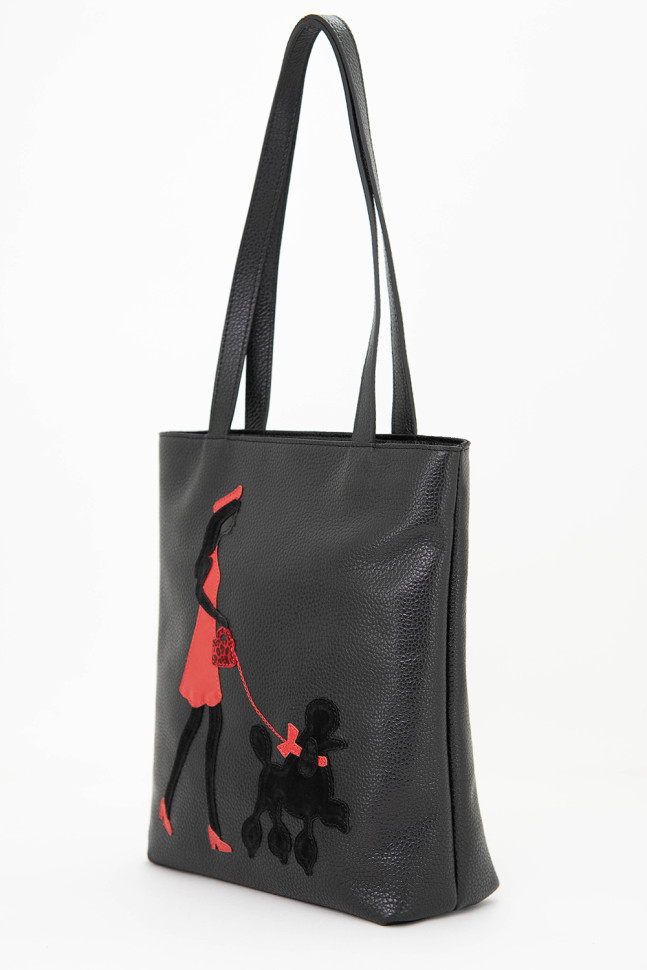 Сумка Protege ДС-517-316 "Дамочка№3" черный флотер Сумка Protege ДС-517-316 "Дамочка№3" черный флотер