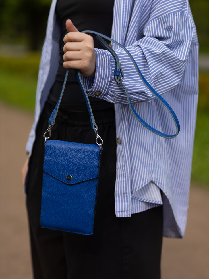 Сумка женская для телефона 5509 d.blue Сумка женская для телефона 5509 d.blue