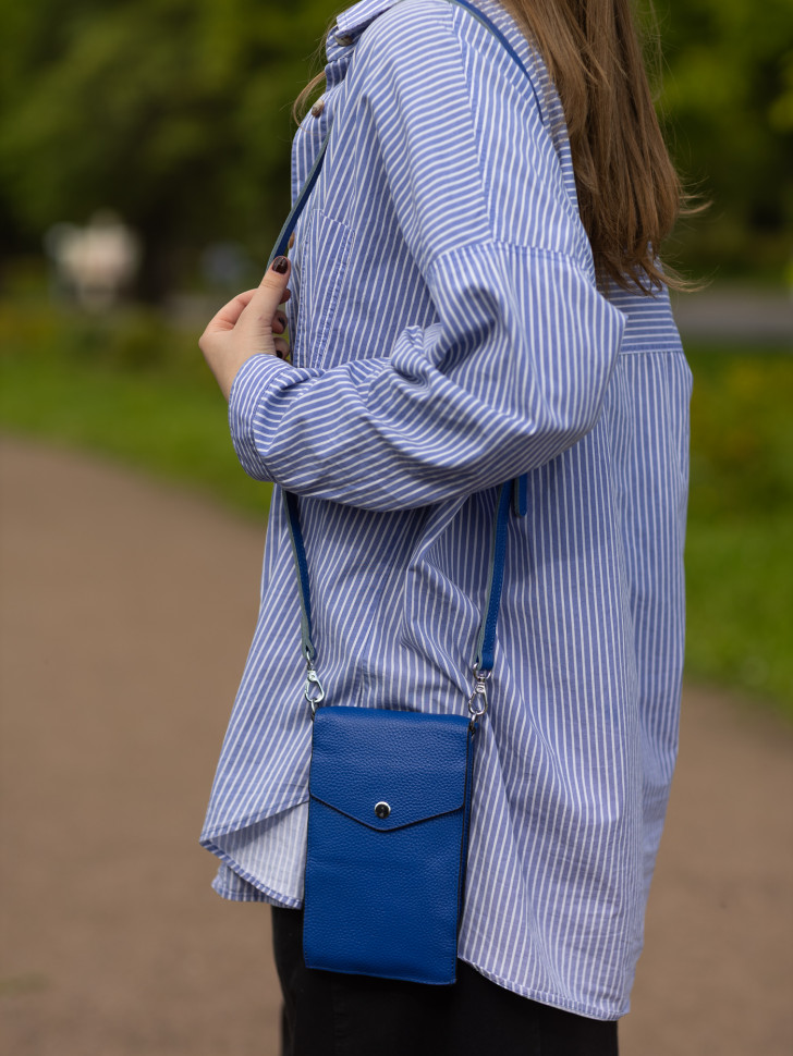 Сумка женская для телефона 5509 d.blue Сумка женская для телефона 5509 d.blue